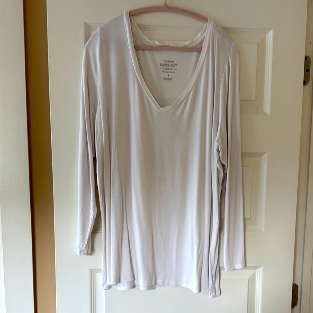 Torrid Super Soft Knit Long-sleeve Relaxed Tee